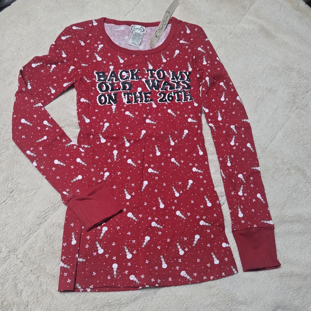 Back To My Old Ways LOL Christmas long sleeve shirt, L NEW